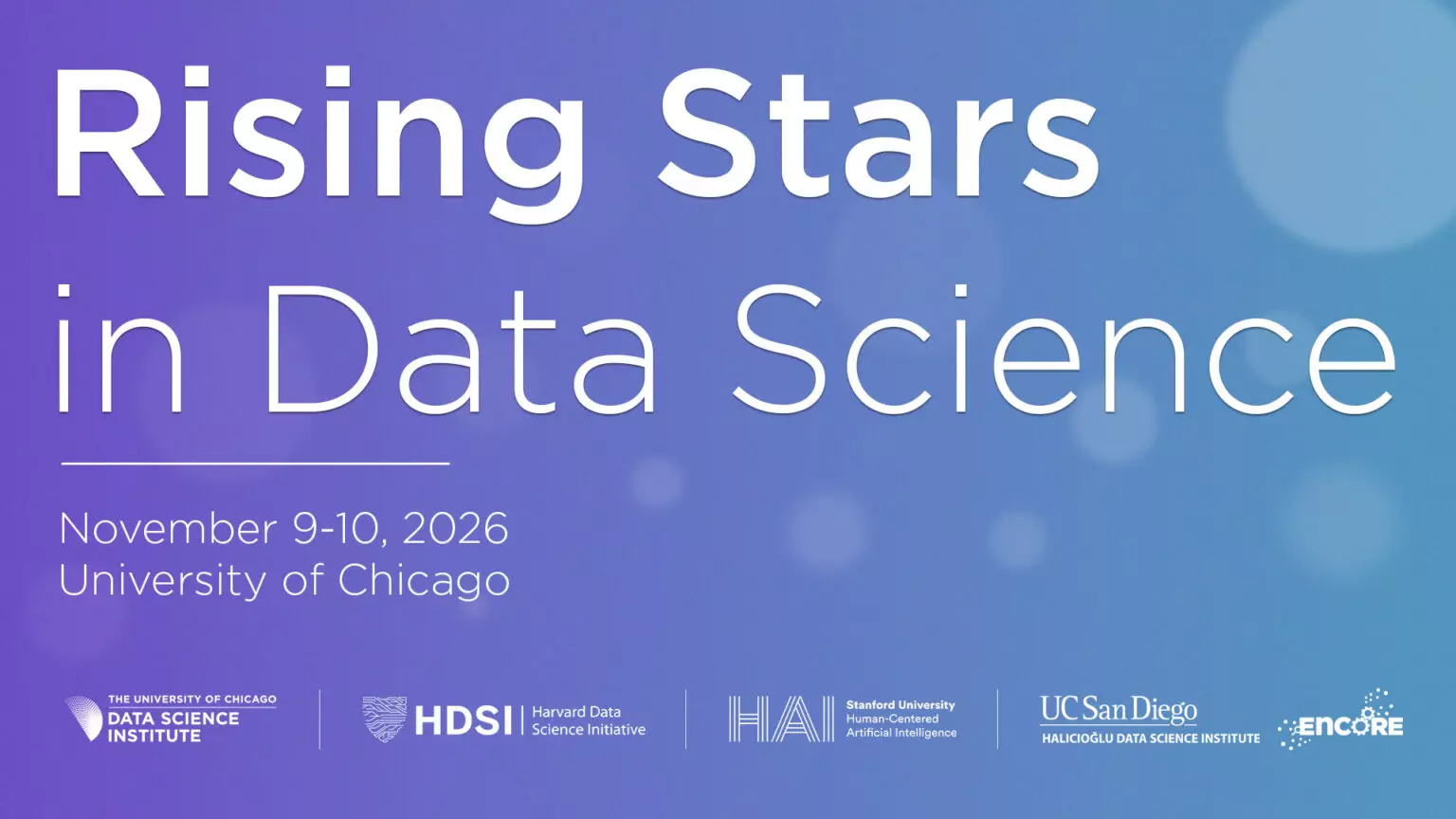 Rising Stars in Data Science